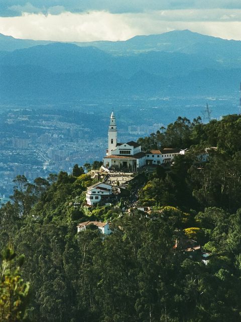 Monserrate above Bogotá