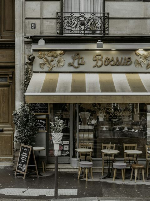 A Parisian bakery storefront