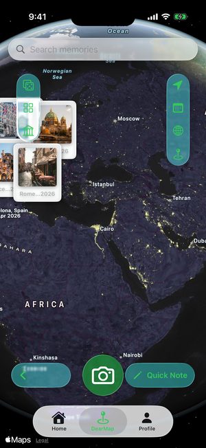 DearMaps in green